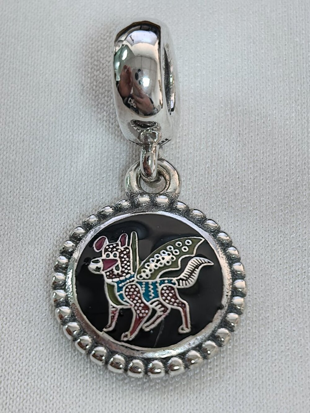 Pandora Día de Muertos Exclusive Dangle Charm Pendant, S925 Silver Jewelry